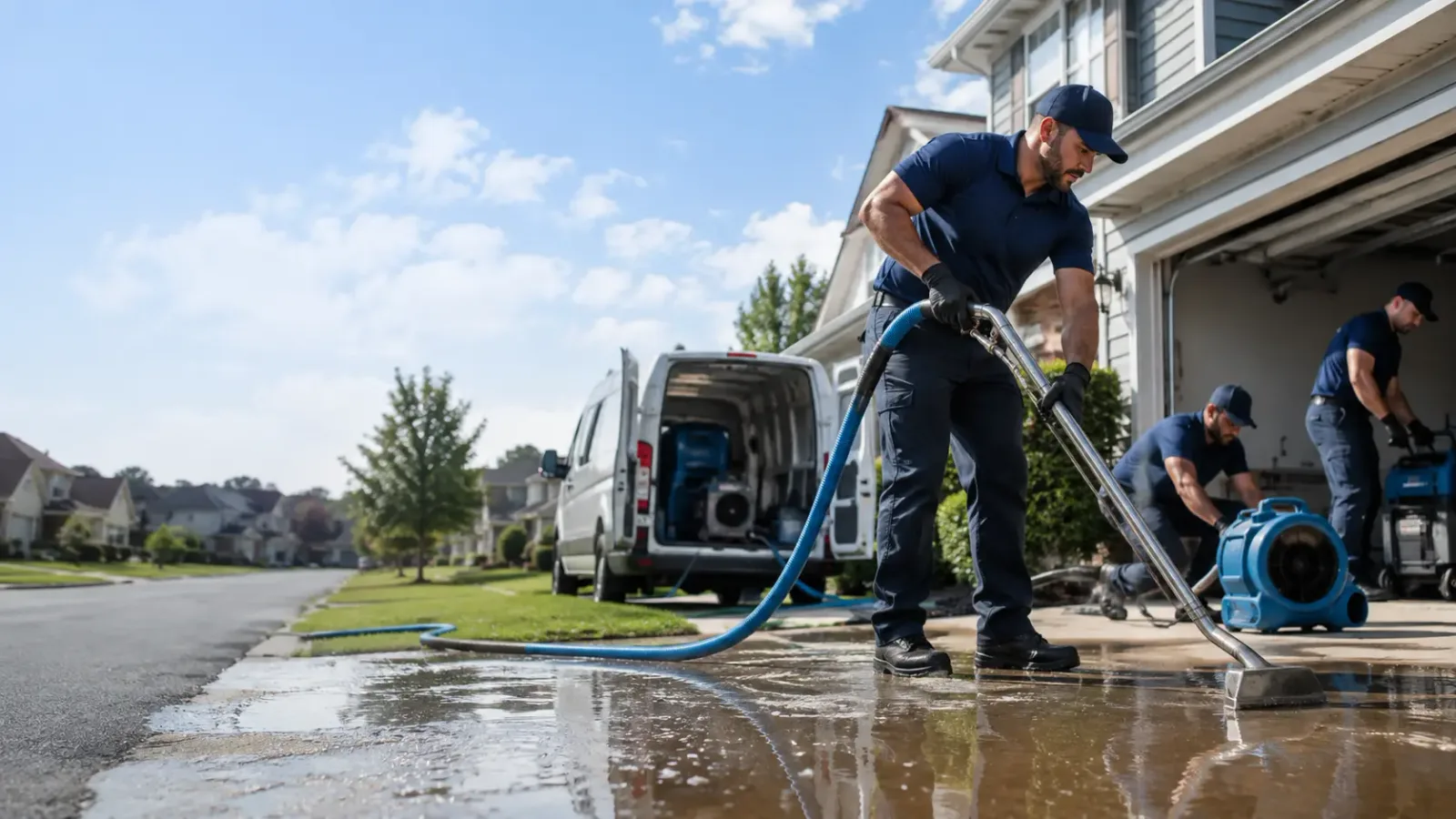 Flood Damage Restoration in Hustle, VA